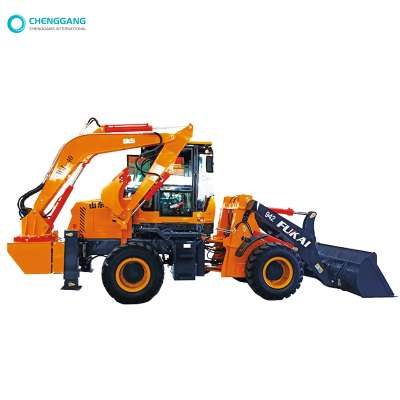 Chinese famous brand mini jc b 4cx backhoe loader for sale