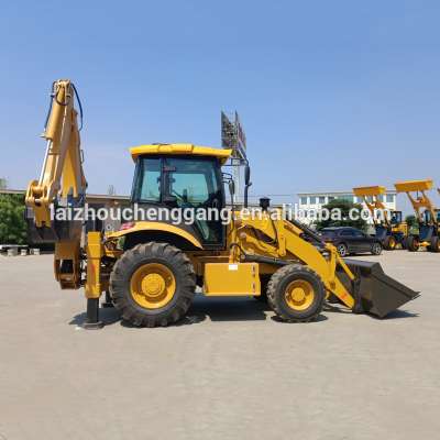 Cheap price small tractor with front end loader and backhoe backhoe loader for sale