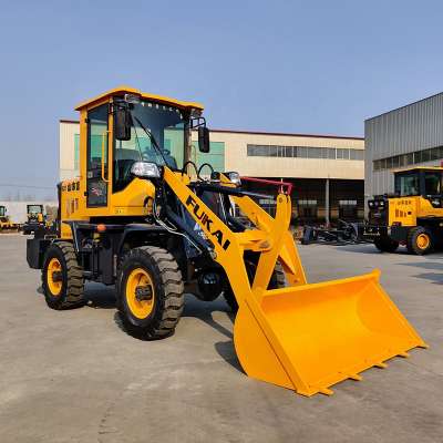 Chinese new mini articulated farm front loader price list