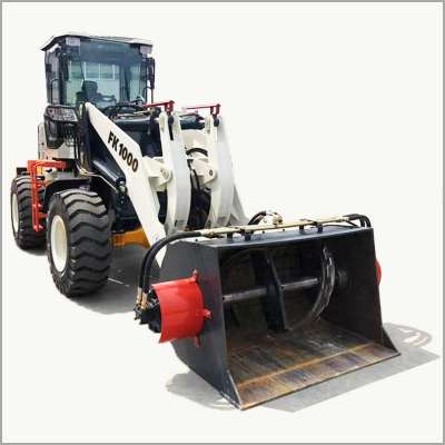 Portable concrete mixer machine wheel loader FK1000